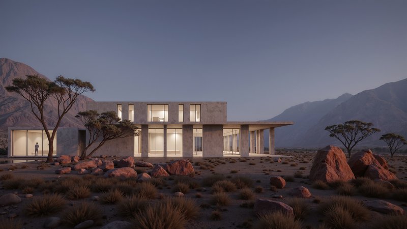 From Desert to Forest: 8 Unbuilt Houses Designed as Contemporary Retreats - Image 10 of 49