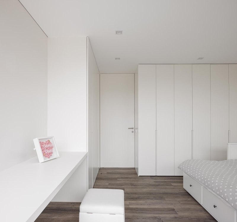 Casa dos Sobreiros II / Urbanpolis – Construções e Empreendimentos, Lda - Fotografia de Interiores, Dormitório, Madeira, Cama, Armário