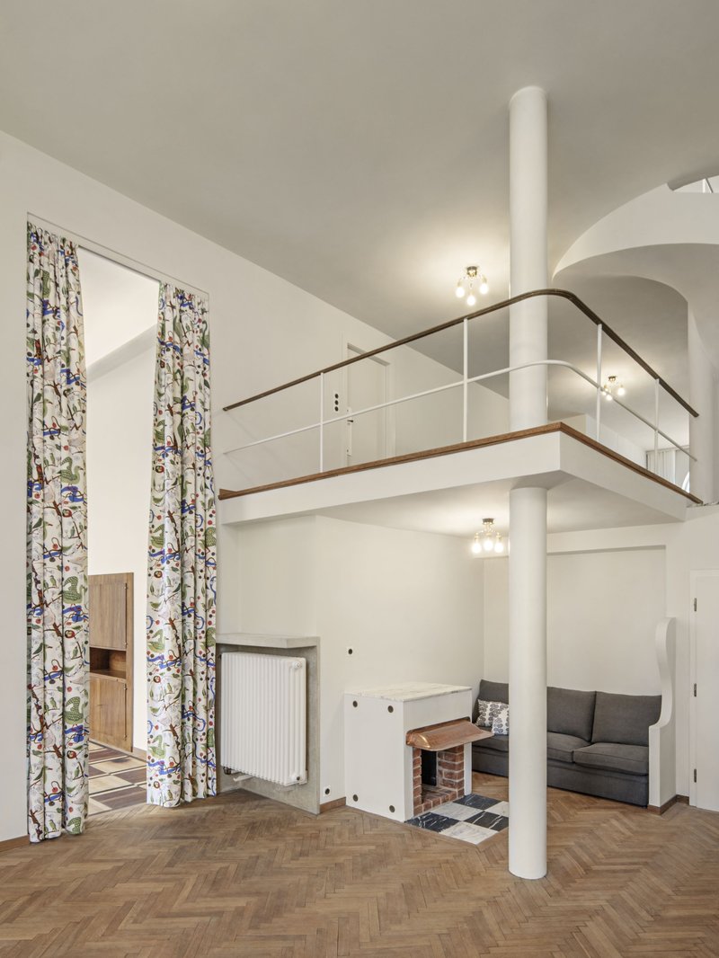 Villa Beer Renovation / Christian Prasser Architektur - Interior Photography, Wood, Lighting, Stairs, Chair