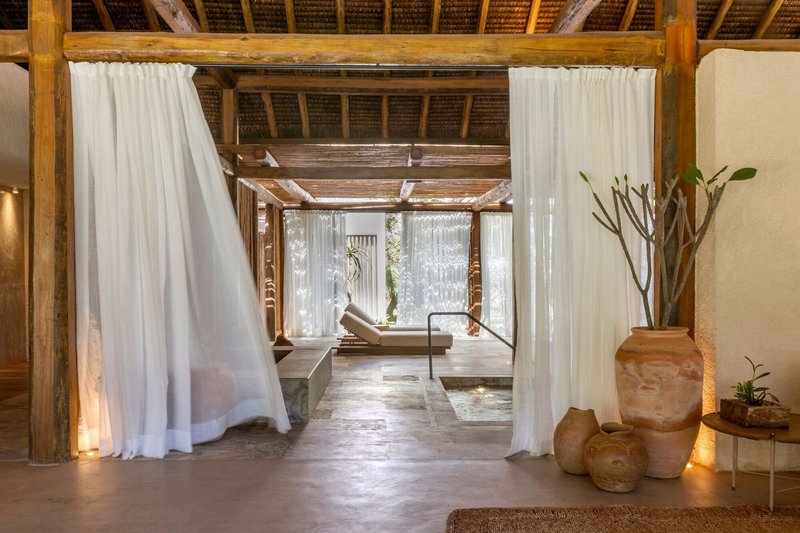 Spa / Angela Castilho Arquitetura e Interiores - Fotografia de Interiores, Dormitório, Madeira, Viga